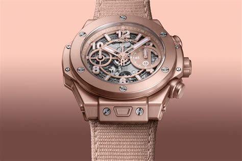 hublot's 'big bang millennial pink' is a tim